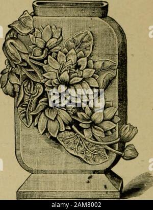 Nos maisons et leurs ornements ; . Directions. Les conseils suivants aideront le débutant, et l'expérience nous enseigne l ?élève sérieux. Bonne huile fraîche couleurs sont utilisées de la même manière que forpainting sur toile. Artiste de brosses et pinceaux en soie de sable rouge sont utilisés.Olean soigneusement après utilisation, avec de l'eau chaude et du savon. Une couleur uniforme sur le corps du vase ou plaqueshould être peint avec deux couches de peinture. Pour le firstcoat préparer sur la palette d'une quantité suffisante de peinture, de la teinte souhaitée ou la couleur, pour couvrir tout le corps de la céramique et des gravures. 287 Tase ou de la plaque ; Banque D'Images