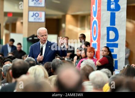 Las Vegas, Nevada, USA. 11Th Jan, 2020. Le candidat démocrate et ancien Vice-président américain Joe Biden parle pendant un événement de campagne Samedi, 11 janvier 2020, à Las Vegas. Le Nevada caucus présidentielles démocratiques est prévue pour le 22 février 2020. Crédit : David Becker/ZUMA/Alamy Fil Live News Banque D'Images