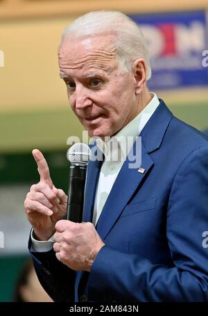 Las Vegas, Nevada, USA. 11Th Jan, 2020. Le candidat démocrate et ancien Vice-président américain Joe Biden parle pendant un événement de campagne Samedi, 11 janvier 2020, à Las Vegas. Le Nevada caucus présidentielles démocratiques est prévue pour le 22 février 2020. Crédit : David Becker/ZUMA/Alamy Fil Live News Banque D'Images