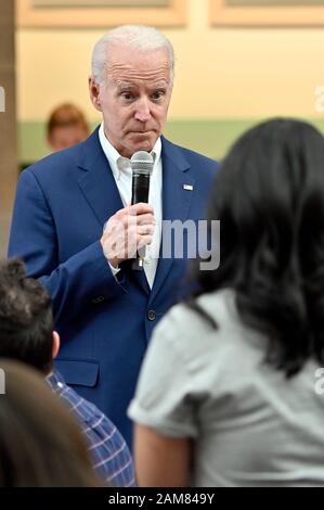 Las Vegas, Nevada, USA. 11Th Jan, 2020. Le candidat démocrate et ancien Vice-président américain Joe Biden parle pendant un événement de campagne Samedi, 11 janvier 2020, à Las Vegas. Le Nevada caucus présidentielles démocratiques est prévue pour le 22 février 2020. Crédit : David Becker/ZUMA/Alamy Fil Live News Banque D'Images