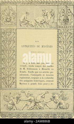 Gazette des beaux-arts . urs sharmonize à merveilleavec les achats et la concourt à faire de cette publication un des ouvrages les plusparfaits qui, despuis longtemps, sortis des Presses françaises. Il nous sera PET-être permis, en terminant, de recommander les deux volumeesque la Gazette vient de publier : les Beaux-Arts et les Arts motifs à lExposi-universelle. Nos professeurs y trouveront un grand nombre d'illustrations, de daprèsdes objets exposés, que nous ne pouvions donner dans nos salons, parce quellesavaient été publics avant d'être rénové dans la revue. les plus belles pla Banque D'Images