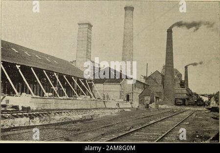 Merchandising matériel (janvier-juin 1902) . le processus Siemens-Martinopen-hearth. Plus d'un an a été consacré à la construction des producteurs de ferraille et de fer de porc.il y avait une ouverture pour une nouvelle entreprise de remplacement du fer de porc pour la tremblante comme base de la matière première. La construction de fourneaux pour la pro-duction de fer de porc à un niveau suffisamment large impliquerait des dépenses de 500 000 $, à l'exception des propriétés minières et de l'exploitation de mines de fer, et l'asection de la direction ne voulait pas assumer le risque lié à l'engagement de soextens Banque D'Images