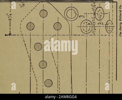 Construction de chaudières de locomotives; un traité pratique pour les fabricants de bateaux, les utilisateurs de chaudières et les inspecteurs .. . La Derry-Collard Co. Figure 233Détails du coin de l'espace aquatique. 250. M^fej Banque D'Images