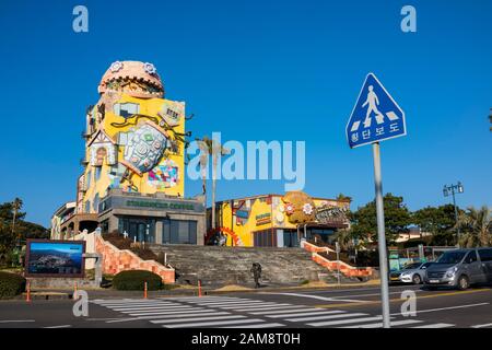 Jeju, Corée, 7 Mars 2019. Chemin vers le musée Ripley's 'Believe It or Not!', est la plus grande entreprise de franchise de musées au monde, avec 31 locatio Banque D'Images