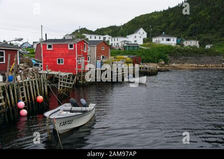 Port Rose Blanche À Terre-Neuve Canada Banque D'Images