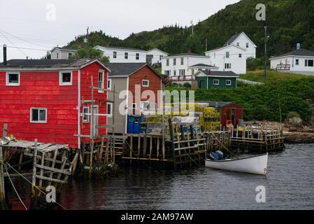 Port Rose Blanche À Terre-Neuve Canada Banque D'Images