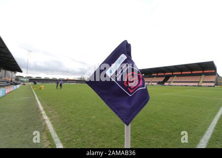 Londres, Royaume-Uni. 12 janvier 2020. Vue générale du stade lors du match de la Super League féminine Barclays FA entre Tottenham Hotspur et West Ham United à The Hive, Edgware, Londres, dimanche 12 janvier 2020. (Crédit: Jacques Feeney | MI News) la photographie ne peut être utilisée qu'à des fins de rédaction de journaux et/ou de magazines, licence requise à des fins commerciales crédit: Mi News & Sport /Alay Live News Banque D'Images