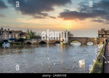 St Ives dans le comté de Cambridgeshire Angleterre Banque D'Images