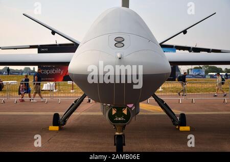 Drone militaire, guerre d'Ukraine, général Atomics MQ-1 Predator Banque D'Images