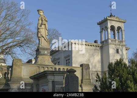 Borussia-Monument, sauvage, Villa am Sandwerder, Wannsee, Steglitz-Zehlendorf, Berlin, Deutschland Banque D'Images