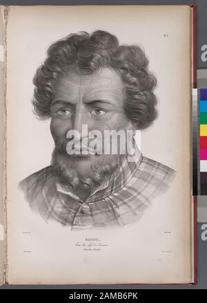 Rangui, l'un des chefs de Shouraki (Nouvelle - Zénode) Rangui, l'un des chefs de Shouraki. (Nouvelle - Zénde.); Rangui, l'un des chefs de Shouraki. (Nouvelle - Zénande.). Banque D'Images