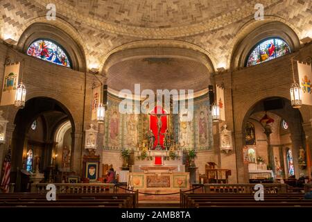 Basilique Saint-Laurent dans le centre-ville d'Asheville, en Caroline du Nord Banque D'Images