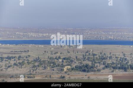 Grenzregion Zwischen Merom Golan (Israël) Und Kuneitra (Syrien), Golanhöhen Banque D'Images