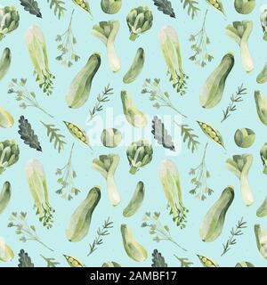 Légumes à la main isolé sur fond blanc en mode unique de style organique. illustration pour menu design, l'emballage, la cuisine d'adresses. Banque D'Images