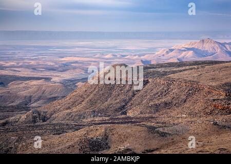 Collines Érodées Du Sentier El Capitan, Parc National Des Montagnes Guadalupe, Texas Usa Banque D'Images