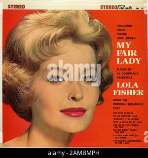 Sélections De Lerner Et Loewe's My Fair Lady - Classic vintage vinyle album Banque D'Images