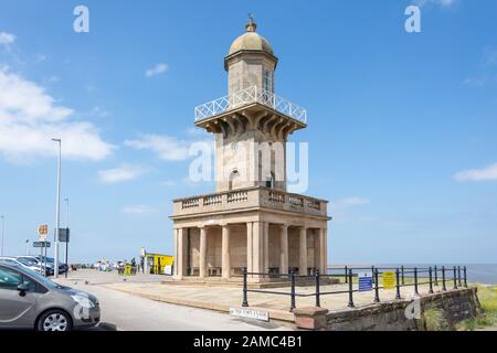 Fleetwood Lower Lighthouse, The Esplanade, Fleetwood, Lancashire, Angleterre, Royaume-Uni Banque D'Images