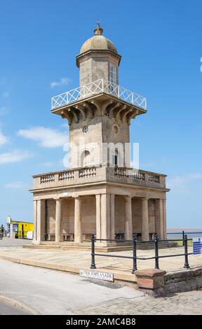 Fleetwood Lower Lighthouse, The Esplanade, Fleetwood, Lancashire, Angleterre, Royaume-Uni Banque D'Images