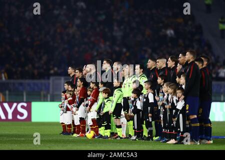Stadio Olympico, Rome, Italie. 12 janvier 2020. Italien Serie A Football, Roma Contre Juventus; Crédit: Action Plus Sports/Alay Live News Banque D'Images