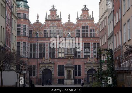 Le Grand Armury, Gdansk, Pologne Banque D'Images