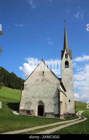 Kirche St. Magdalena À Moos, Mooskirche, Niederdorf, Südtirol, Italie Banque D'Images