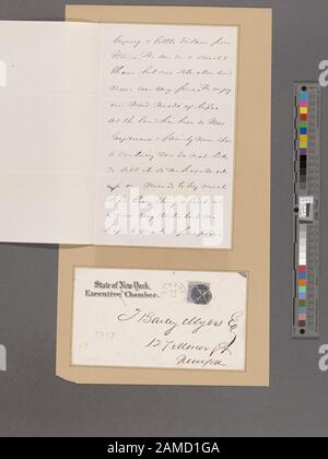 Seymour, Horatio (Albany) À Theodorus Bailey Myers la numérisation a été rendue possible par un don de la Polonsky Foundation.; Seymour, Horatio. [Albany]. À Theodorus Bailey Myers Banque D'Images