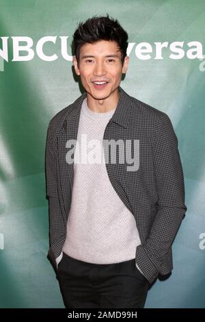 Pasadena, Californie. 11 janvier 2020. Manny Jacinto aux arrivées de NBC Universal Winter Press Tour - partie 2, The Langham Huntington Hotel, Pasadena, CA 11 janvier 2020. Crédit: Priscilla Grant/Everett Collection/Alay Live News Banque D'Images