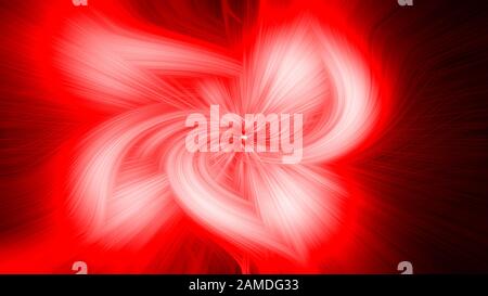 Rouge beau fond fractal. Concept de spirale spatiale Banque D'Images