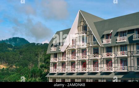 Dalat, Vietnam - 18 Août 2017. Station de montagne à Dalat, Vietnam. Da Lat est une destination touristique populaire, située à 1500 m au-dessus du niveau de la mer. Banque D'Images