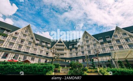 Dalat, Vietnam - 18 Août 2017. Station de montagne à Dalat, Vietnam. Da Lat est une destination touristique populaire, située à 1500 m au-dessus du niveau de la mer. Banque D'Images