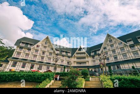 Dalat, Vietnam - 18 Août 2017. Station de montagne à Dalat, Vietnam. Da Lat est une destination touristique populaire, située à 1500 m au-dessus du niveau de la mer. Banque D'Images