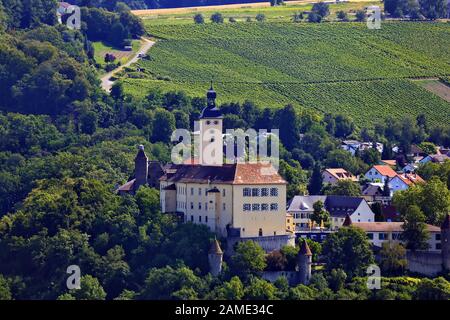 Schloss Horneck est un château d'Allemagne Banque D'Images