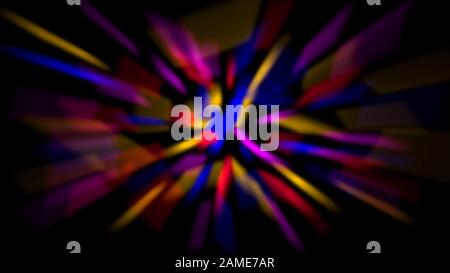 Abstract colorful splash arrière-plan. Illustration d'explosion colorée Banque D'Images