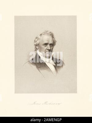 James Buchanan Jr. (1791 – 1868) était un politicien américain qui a été le 15ème président des États-Unis (1857–1861), servant avant Le Matin Banque D'Images