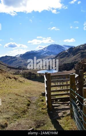 Vallée de Langdale, district du lac Banque D'Images