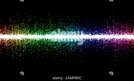 Arrière-plan abstrait et coloré de l'égaliseur. Illustration de l'onde sonore. Beau concept d'égaliseur Banque D'Images