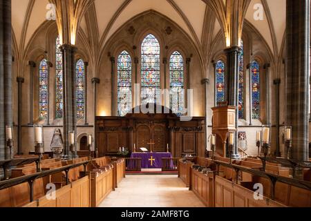 L'Église Du Temple, Le Temple, Le Centre De Londres, L'Église Mère De La Common Law. Connu pour ses liens avec les Templiers et Magna Carta. Banque D'Images