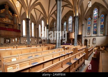 L'Église Du Temple, Le Temple, Le Centre De Londres, L'Église Mère De La Common Law. Connu pour ses liens avec les Templiers et Magna Carta. Banque D'Images