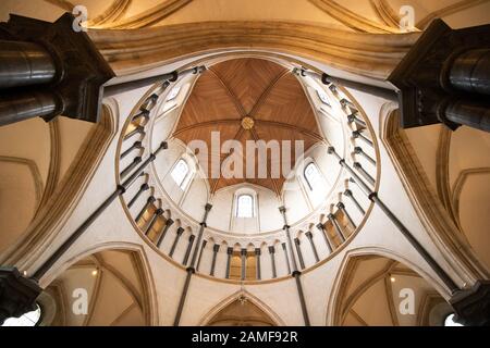 L'Église Du Temple, Le Temple, Le Centre De Londres, L'Église Mère De La Common Law. Connu pour ses liens avec les Templiers et Magna Carta. Banque D'Images