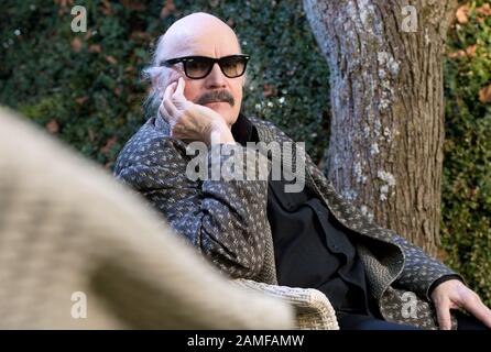 Wolfgang Dauner, musicien et compositeur de jazz, enregistré le 4 novembre 2015 devant sa maison de Stuttgart (Bade-Wurtemberg). Il a 80 ans le 30 décembre 2015. Photo: Bernd Weissbrod/dpa | utilisation dans le monde entier Banque D'Images