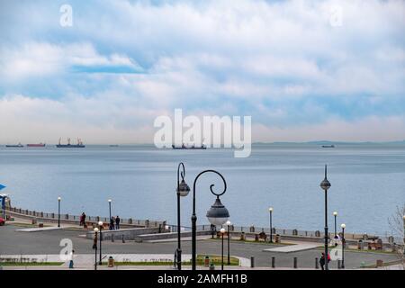 Sports quai de Vladivostok Banque D'Images