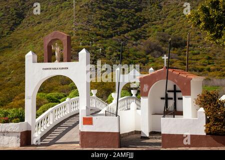 Début du pèlerinage du village de Santiago del Teide, Tenerife, Espagne. Banque D'Images