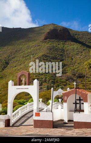 Début du pèlerinage du village de Santiago del Teide, Tenerife, Espagne. Banque D'Images