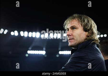 Pavel Nedved de Juventus avant le championnat italien Serie UN match de football entre AS Roma et Juventus le 12 janvier 2020 à Stadio Olimpico à Rome, Italie - photo Federico Proietti/ESPA-Imaes Banque D'Images