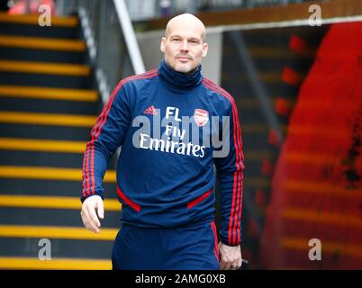 Londres, ANGLETERRE - 11 JANVIER : entraîneurs adjoints Suède Freddie Ljungberg[ d'Arsenal pendant le match de la Premier League anglaise entre Crystal Palace et Banque D'Images