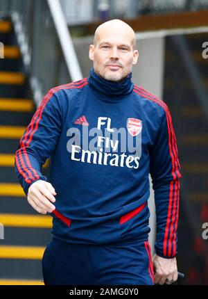 Londres, ANGLETERRE - 11 JANVIER : entraîneurs adjoints Suède Freddie Ljungberg[ d'Arsenal pendant le match de la Premier League anglaise entre Crystal Palace et Banque D'Images