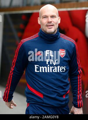 Londres, ANGLETERRE - 11 JANVIER : entraîneurs adjoints Suède Freddie Ljungberg[ d'Arsenal pendant le match de la Premier League anglaise entre Crystal Palace et Banque D'Images