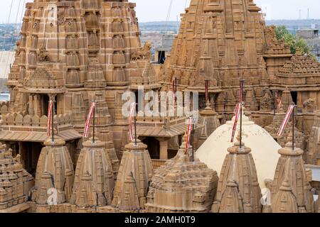 Temple Jain Au Fort Jaisalmer, Inde Banque D'Images