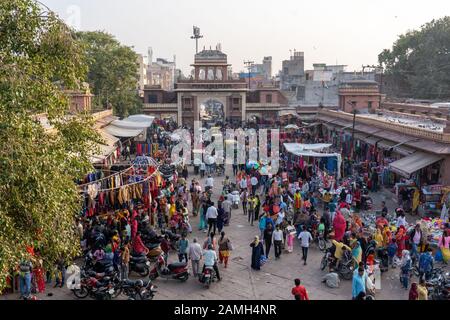 Marché De Sardar À Jodhpur, Inde Banque D'Images