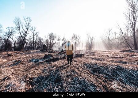 Dans les bois, hiver gel partout dans cet endroit de rêve Banque D'Images